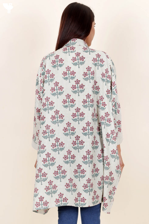 Khaadi Cotton Top In Block Print