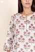 Mulmul Cotton Dress In Block Print