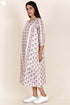 Mulmul Cotton Dress In Block Print