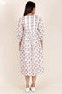 Mulmul Cotton Dress In Block Print