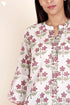 Mulmul Cotton Top In Block Print