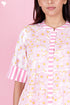 Cambric Cotton Kurta In Floral Block Print
