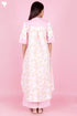 Cambric Cotton Kurta In Floral Block Print