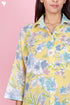 Mulmul Cotton Top In Floral Print