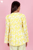Khaadi Cotton Shirt In Floral Block Print