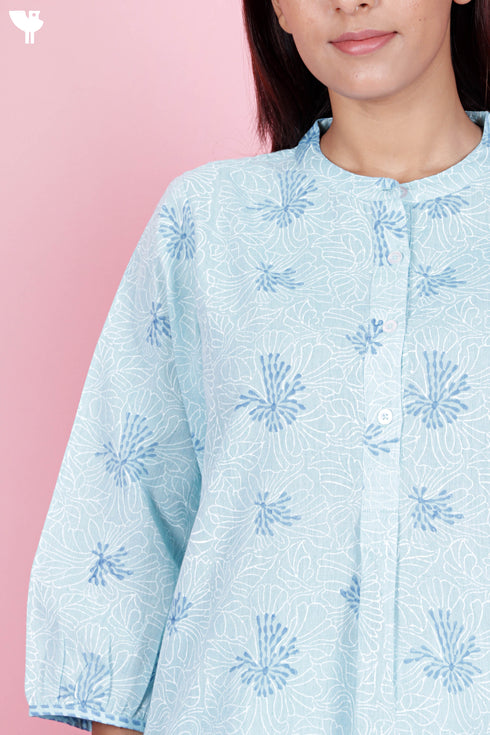 Khaadi Cotton Co-Ord Set In Block Print