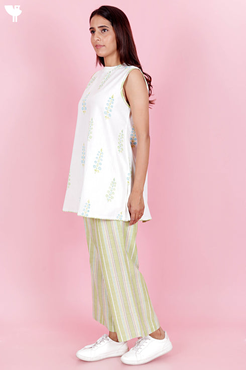 Khaadi Cotton Co-Ord Set In Graphic Block Print