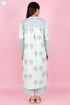 Mulmul Cotton Kurta In Block Print