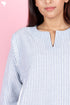 Khaadi Cotton Striped Cotton Top