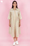 Khaadi Cotton Striped Cotton Dress