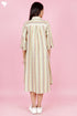 Khaadi Cotton Striped Cotton Dress