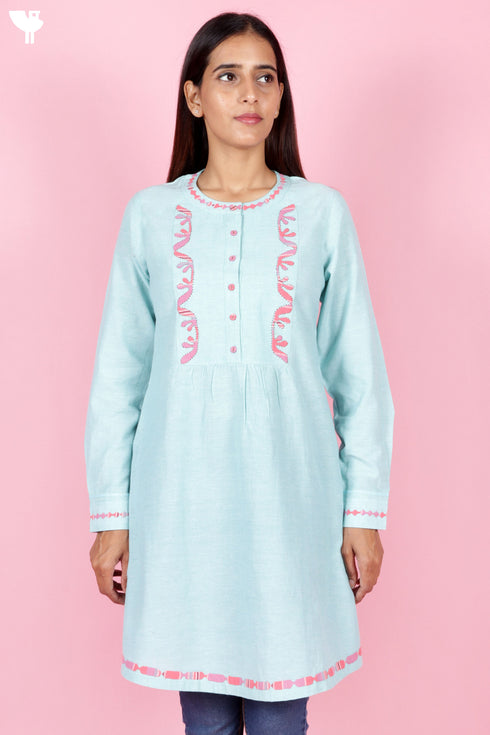 Khaadi Cotton Top With Appliqué