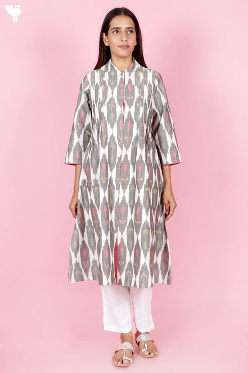 Ikat Cotton Kurta
