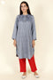 Rayon Kurta With Jacquard Weave