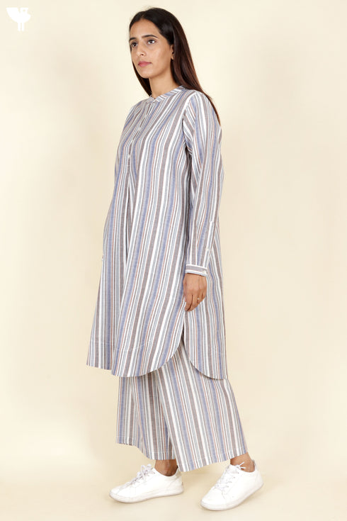 Khaadi Cotton Kurta In Stripes