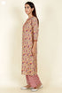 Cambric Cotton Kurta In Floral BlockPrint
