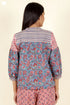 Cambric Cotton Top In Block Print