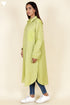 Khaadi Cotton Lime Dress In Block Print