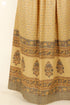 Cambric Cotton Long Skirt In Block Print