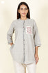 Khaadi Cotton Top With Embroidery