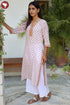 Mulmul Cotton Kurta In Block Print