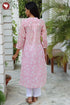 Mul Mul Cotton Kurta in Block Print