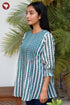 MulMul Cotton Top in Green Print