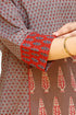 Cambric Cotton Kurta In Floral Block Print