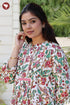 Cambric Cotton Floral Pintuck Top