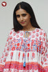 MulMul Cotton Tiered Dress in Floral Block Print