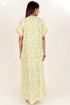 Bizzy Lizzy Zipper Kaftan In Floral Block Print