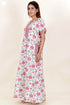 Bizzy Lizzy Zipper Kaftan In Floral Block Print