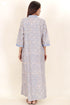 Bizzy Lizzy Full Sleeved Kaftan In Floral Block Print