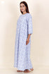 Bizzy Lizzy Full Sleeved Zip Kaftan In Block Print