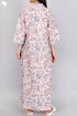60’s Cotton Full Sleeved Kaftan In Floral Print