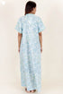 60’s Cotton V-neck Kaftan In Paisley Print