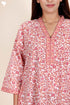 60’s Cotton Full Sleeved Kaftan In Floral Print
