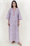 60’s Cotton Full Sleeved Kaftan In Floral Print