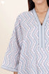 60’s Cotton Full Sleeved Kaftan In Floral Print
