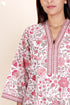 60’s Cotton Full Sleeved Kaftan In Floral Print