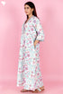 60’s Cotton Full Sleeved Kaftan In Floral Print