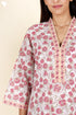 60’s Cotton Full Sleeved Kaftan In Floral Print