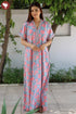 Bizzy Lizzy Half Sleeved Kaftan in Block Print
