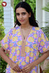 Bizzy Lizzy V-Neck Kaftan in Floral Print
