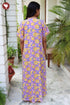Bizzy Lizzy V-Neck Kaftan in Floral Print