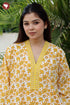 60's Cotton Full Sleeved Kaftan in Floral Print