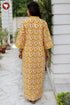60's Cotton Full Sleeved Kaftan in Floral Print