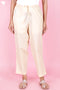 Cambric Cotton Pants in Beige
