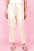Cambric Cotton Pants in Beige