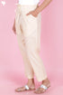 Cambric Cotton Pants in Beige